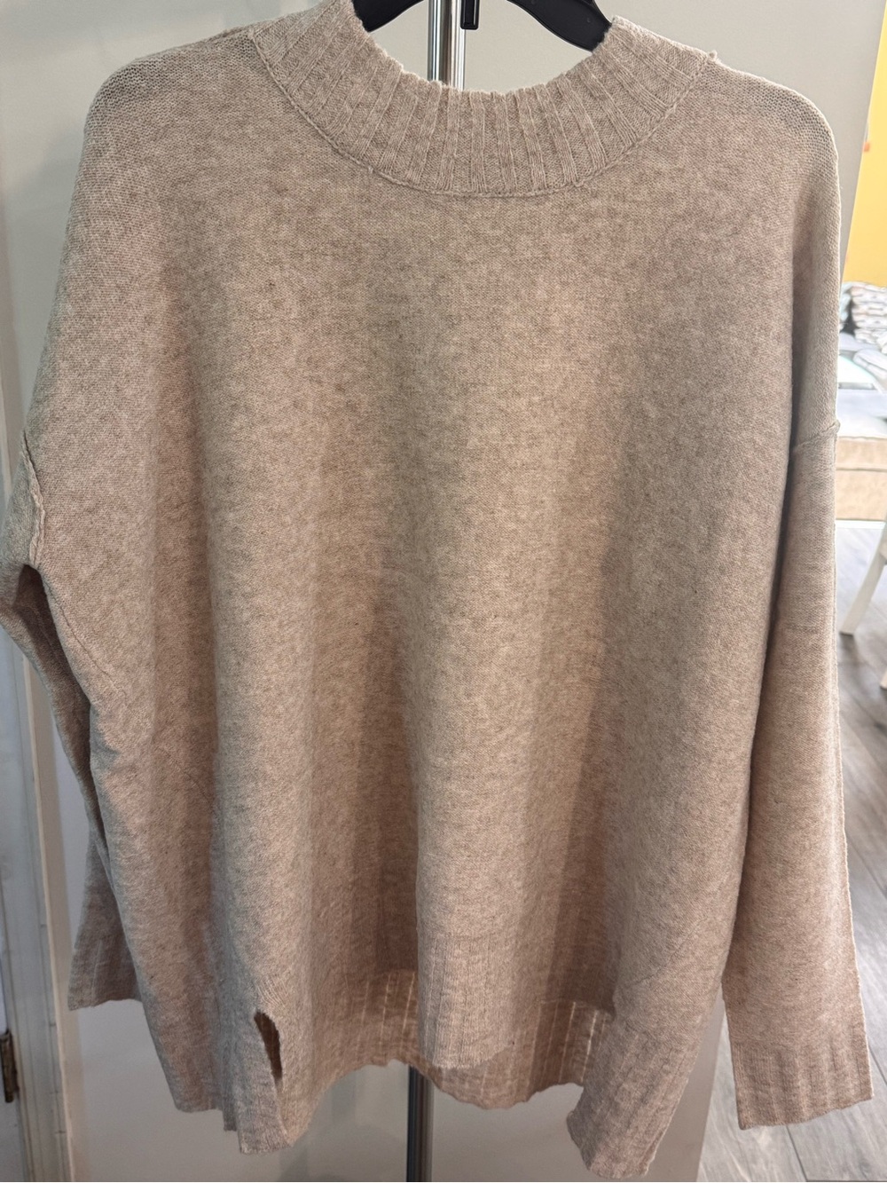 Double Zero Cozy Sweater in Light Taupe